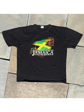 Vintage Y2K Jamaica Black T-shirt